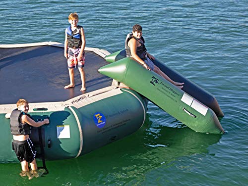 Island Hopper Bounce N Slide Water Trampoline Attachment Green