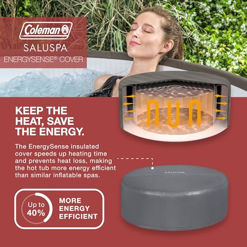 Coleman Napa AirJet Inflatable Hot Tub Spa 5-7 Person Brown