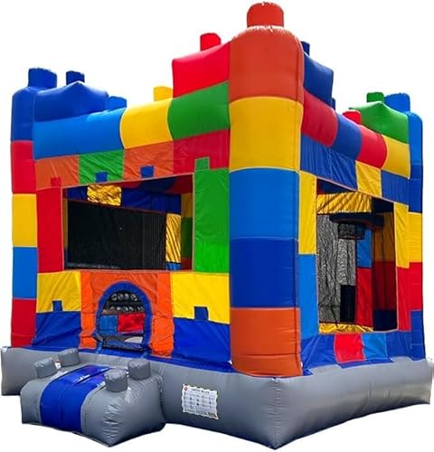 HERO KIDDO Block Party Bounce House Commercial Grade Inflatable 13x13