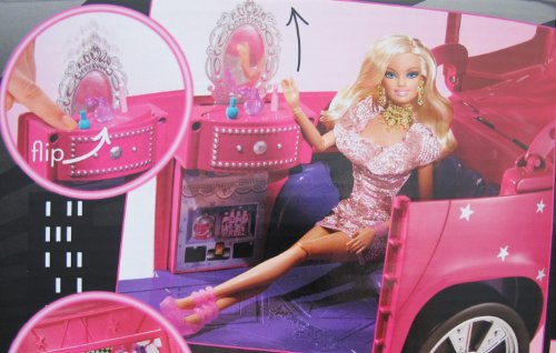 Barbie Fashionistas Ultimate Expandable Limo with Vanity and Mirror (2010)