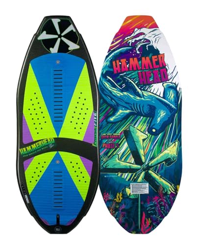 PHASE FIVE Wakesurf Board Hammerhead V3 55" Black/Blue/Yellow