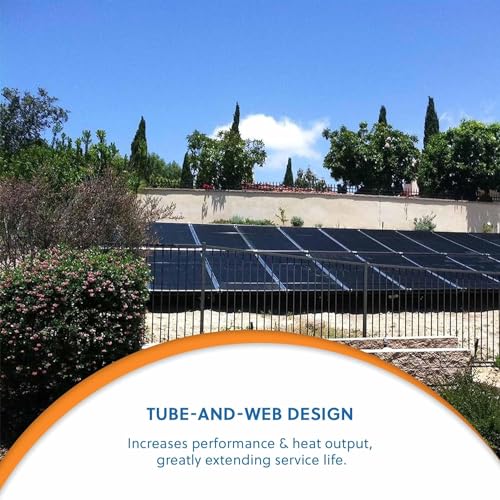 SolarPoolSupply DIY Solar Pool Heater Kit 2-4x8 / 2" I.D. Header