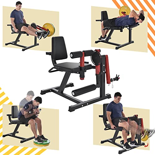 KOZYSFLER Leg Extension and Curl Machine Red