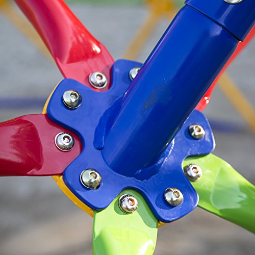 Skywalker Sports ActivPlay Geo Dome Climber with Swing Set Multi-Color