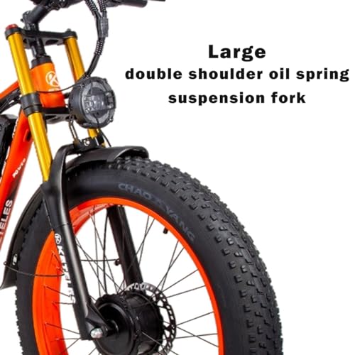 GJWLOMG KETELES K800 Pro Electric Bike 48V 23AH Orange