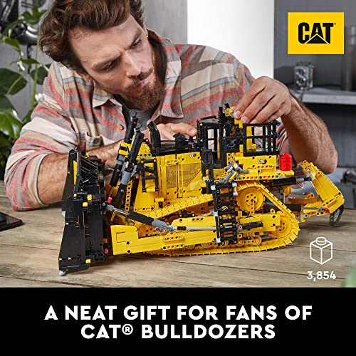 LEGO Technic App-Controlled Cat D11 Bulldozer 42131 Building Set for Adults Black