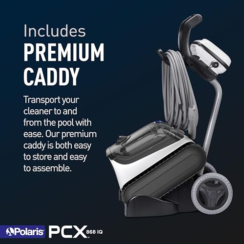 Polaris PCX 868 iQ Smart Robotic Pool Cleaner Black