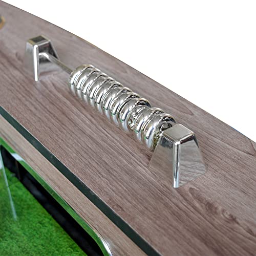 Hathaway Driftwood 56-in Premium Competition Foosball Table Driftwood/Green