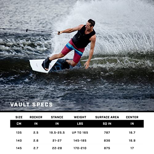 Ronix Vault Textured Wakeboard White/Black