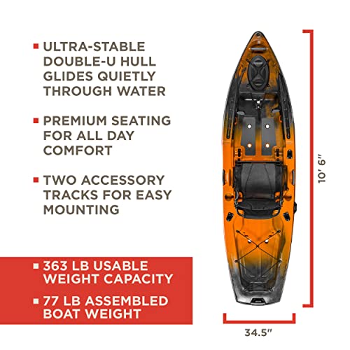 Old Town Sportsman 106 Fishing Kayak Ember Camo
