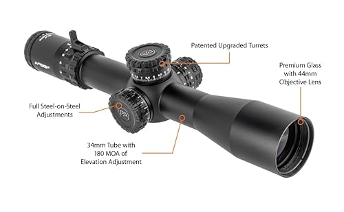 Primary Arms GLX 3-18x44 FFP Rifle Scope Black