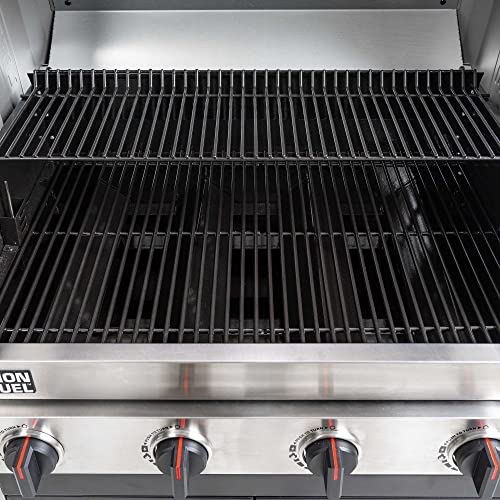 Lifetime Gas Grill and Wood Pellet Smoker Combo with WiFi and Bluetooth Control Black & Silver