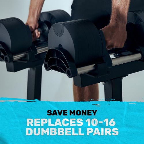 Bells of Steel Adjustable Dumbbells Set 5-80 lb Pink