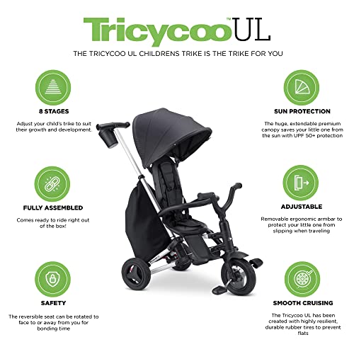 Joovy Tricycoo UL 8-Stage Kids Tricycle Forged Iron