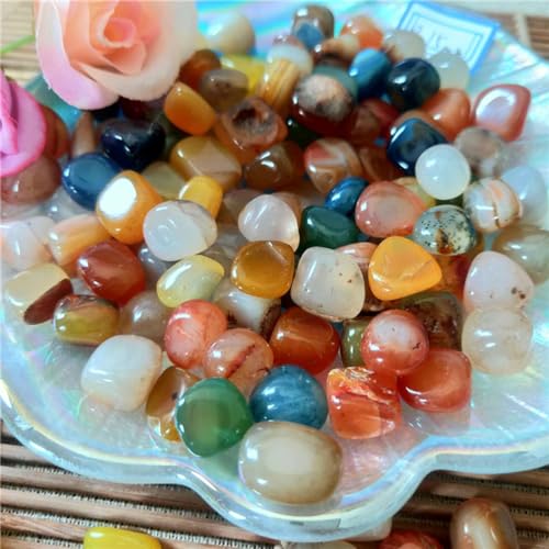 Sermair Pebble Building Decoration Stone Polished Pebbles Mix Colors 20-30MM 110lb