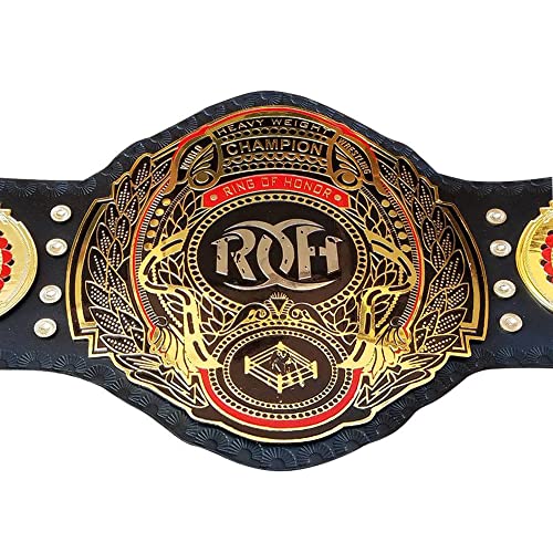 Ray's ROH World Heavy Weight Wrestling Champion Replica Belt Adult Size Black