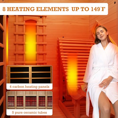 amocane 2 Person Cedar Sauna