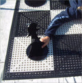 MegaChess Commercial Roll Up Giant Chess Board 8'x8' 12" Squares ADA Compliant