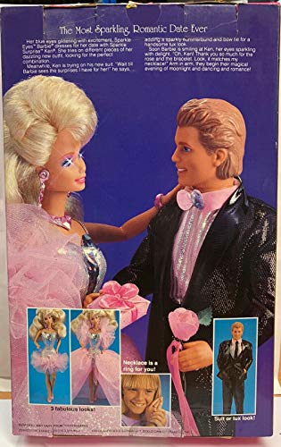 Mattel Barbie 1991 Sparkle Eyes 2482 Silver