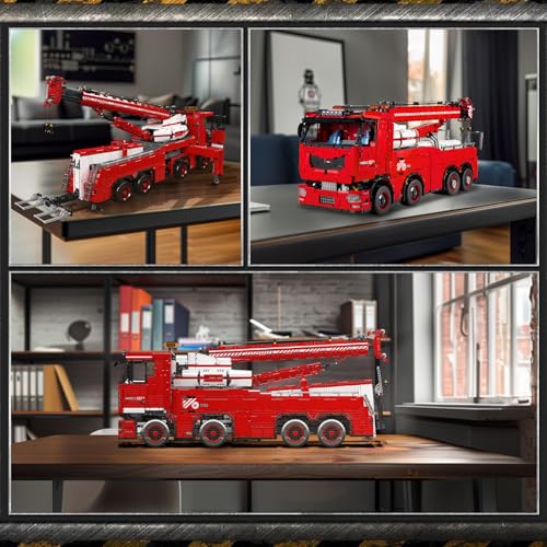 Mould King Tow Truck Technic Building Kit Red