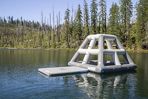AQUAGLIDE Spire 6.8 Floating Climbing Tower AquaPark Accessory Multicolor