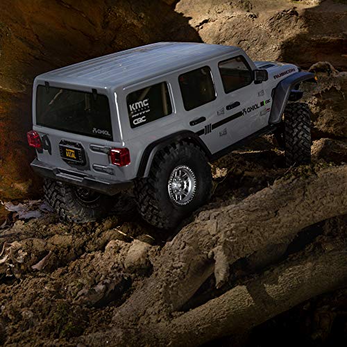 Axial RC Truck 1/10 SCX10 III Jeep JLU Wrangler with Portals RTR Gray