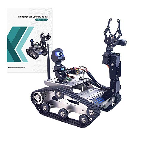XiaoR Geek Robot Car Kit with Robotic Arm HD Camera Silver