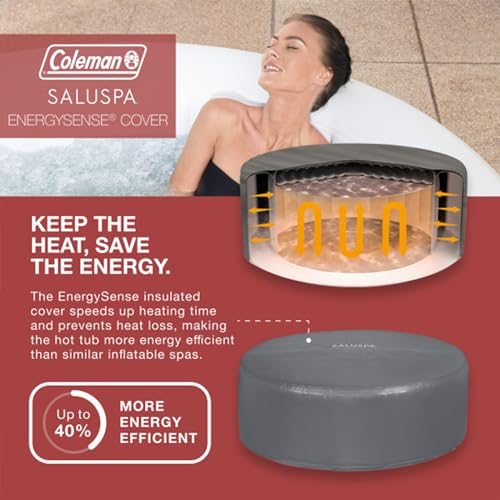 Coleman Inflatable Hot Tub Portable Outdoor Spa Black