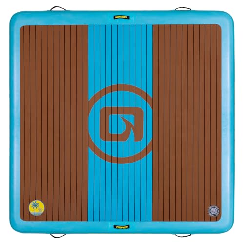 O'Brien Inflatable Floating Party Deck 7ft x 7ft Blue