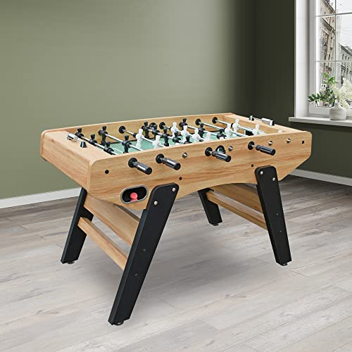 Hathaway Center Stage 59-in Pro Series Competition Foosball Table Wood Grain/Black/Green