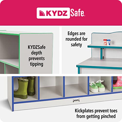 Jonti-Craft Toddler Mobile Storage Unit Key Lime Green