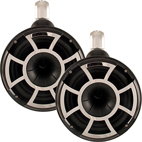 Wet Sounds Revolution Series 8" EFG HLCD Tower Speakers Black