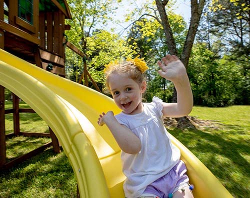 Swing-N-Slide Castlebrook Swing Set with Slides & Climbing Wall Wood