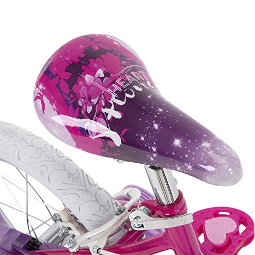 Huffy Disney Princess Magic Mirror 16” Girl’s Bike with Training Wheels Purple