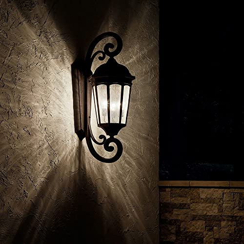 Bailey Street Home 3 Light Outdoor X-Large Wall Mount Textured Black