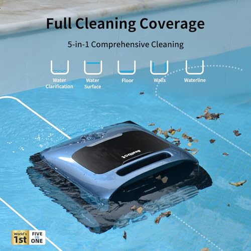 Beatbot AquaSense Pro Cordless Pool Robot Vacuum Navy Blue (Renewed)