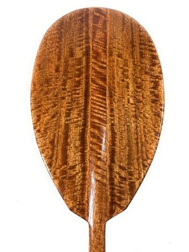 Tikimaster Tiger Curls Mango Outrigger Canoe Paddle 60 Inches