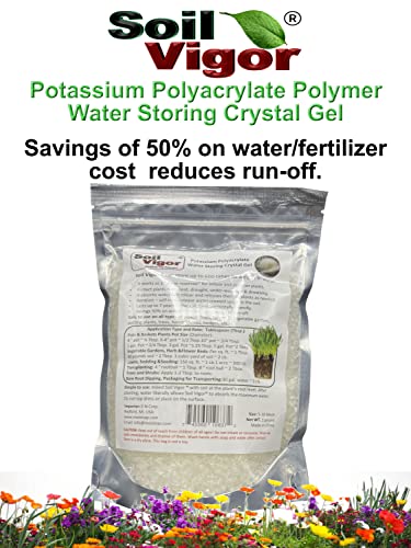 Soil Vigor Potassium Water Storing Polymer Crystal for Soil Aeration 45g