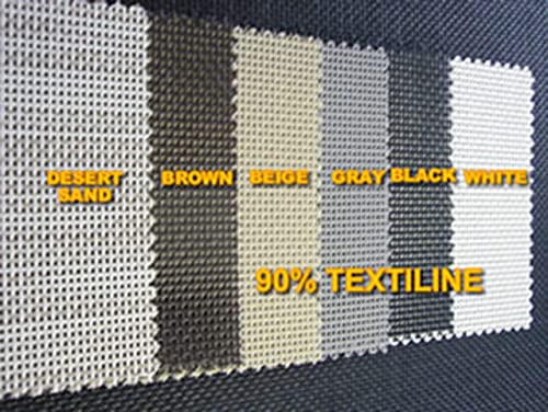 Metro Screenworks Phifer Solar Screen Mesh 90% Shade Black 120-in x 100-ft