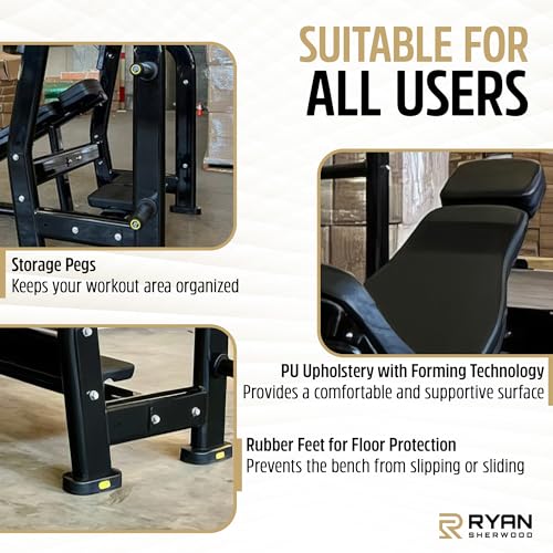 RYAN SHERWOOD Olympic INCLINE BENCH PRESS Black