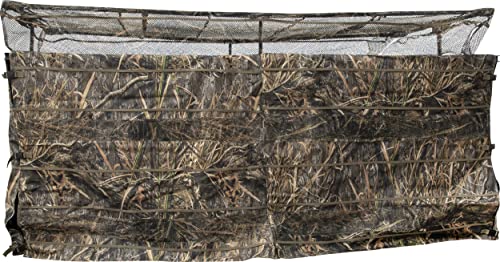 Drake Waterfowl Ghillie Clubhouse 6-Man Blind No-Shadow Dual Action Top Realtree Max-5