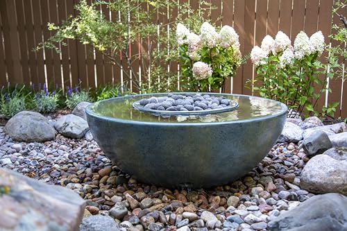 Aquascape Fire and Water Spillway Basin Fountain Feature 58116 Patina