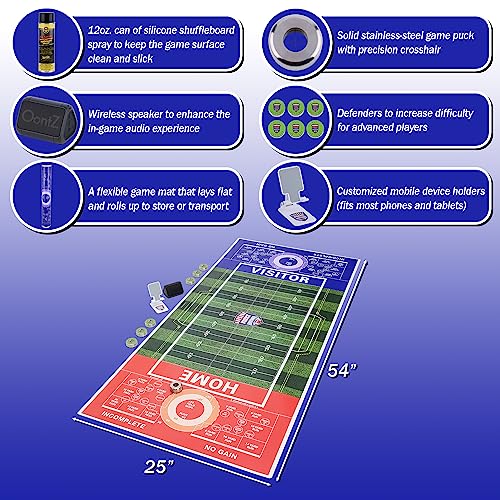 Fozzy Football Large Shuffleboard Style Football Game Multicolor