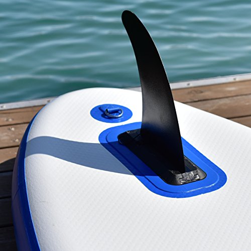 HOMGX 11’ Inflatable Stand Up Paddle Board Blue + White
