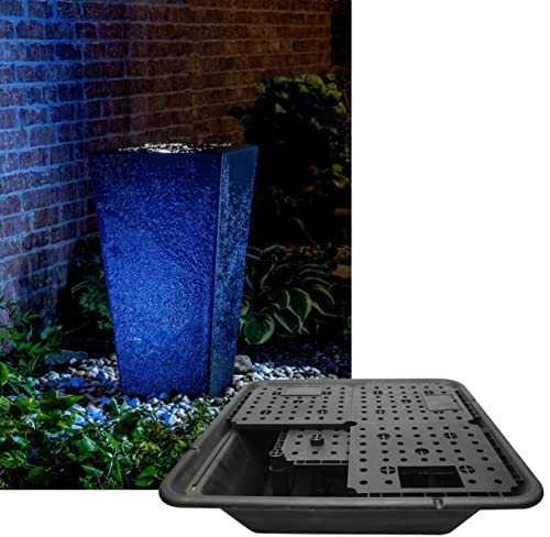 Little Giant DFB44 44-Inch Disappearing Water Fountain Basin Black
