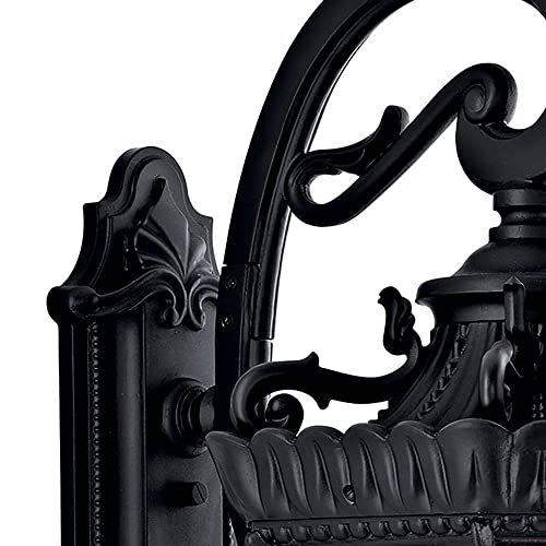 Bailey Street Home 4 Light Outdoor Wall Mount 46" Tall 17" Wide Londonderry Finish Clear
