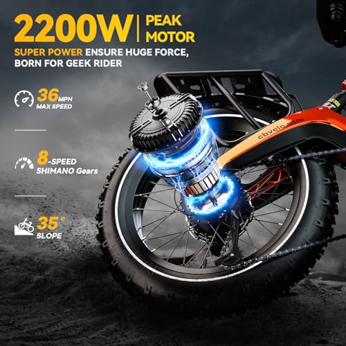 Cybervelo EK6 Max Pro Electric Bike Orange