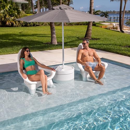 REZVANI FURNITURE STUDIO Tenjam Woosah Adirondack Chair Set for Pool Tanning Ledge - Made to Order