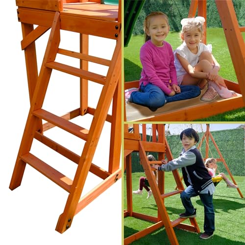 Sportspower Amelia A-Frame Swing Set Green