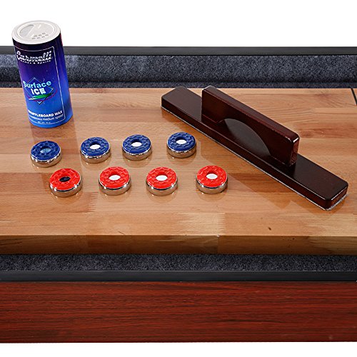 Hathaway Challenger Shuffleboard Table Dark Cherry Finish